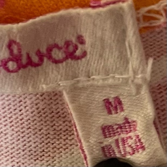 Fresh Produce Pink and Orange Dress Sz M - Picture 3 of 4